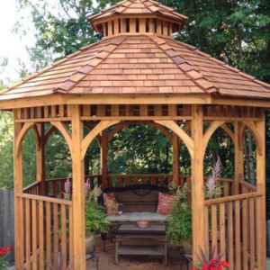 wooden pergola